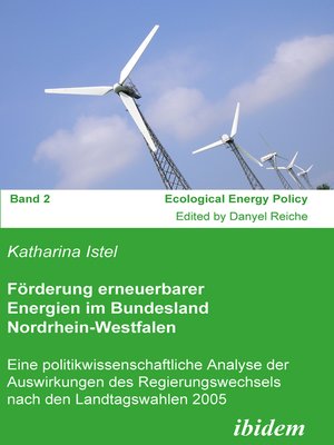 cover image of Förderung erneuerbarer Energien im Bundesland Nordrhein-Westfalen